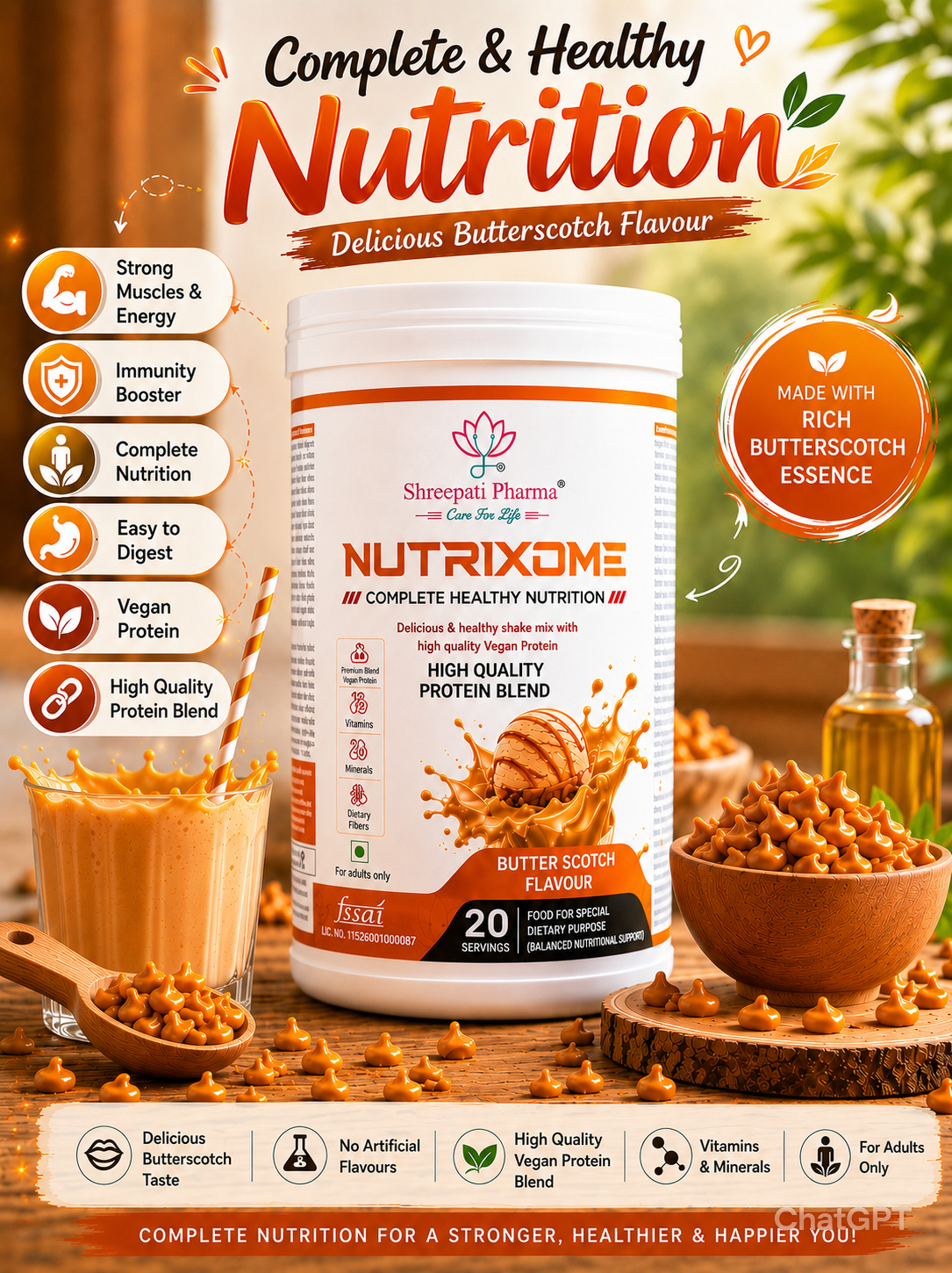 Nutrixome Butterscotch